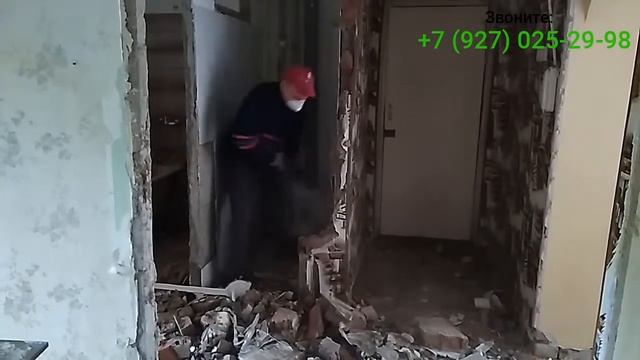 Демонтаж стен и перегородок в "Хрущевке" смотреть онлайн