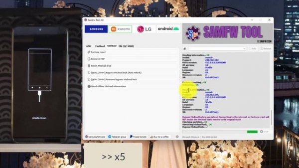 SamFw Tool 4.0 - Read offline micloud information - Bypass Micloud sideload (anti relock)
