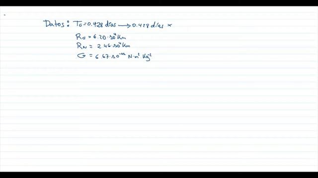 Satélites y fuerzas gravitatorias. Problema Selectividad Física 2º Bachillerato. смотреть онлайн