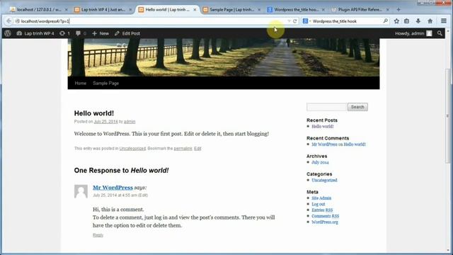 Lập Trình Wordpress 4x - Bài 22 add filter the title смотреть онлайн