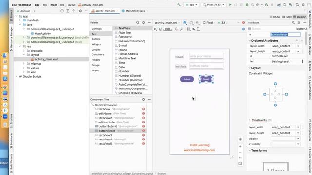 #3 Android Tutorial using Java - Display User Input on same Activity смотреть онлайн