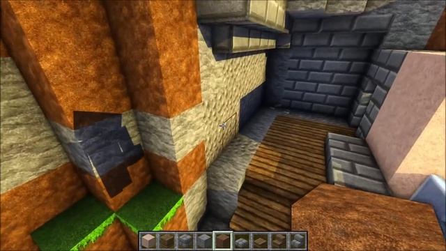 Как построить красивый ДОМ НА СКАЛЕ в майнкрафт смотреть онлайн