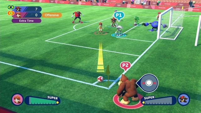 Mario and Sonic at the Tokyo 2020 Olympic Games Football 2 Player Shadow vs Daisy смотреть онлайн