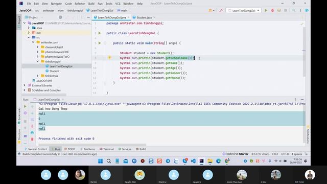#3 Selenium Java (2023) - OOP - Hiểu và sử dụng Tính Đóng Gói( Package ) vào Dự Án. смотреть онлайн