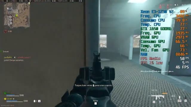 COD Warzone 2.0 | Xeon E3 1230 V2 + Palit GTX 1650 GP OC GDDR6 + 16GB RAM | 02/01/2023 #3 смотреть онлайн