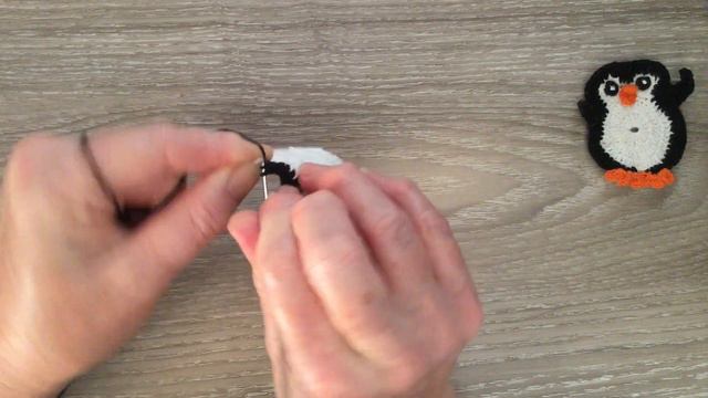 Crochet Penguin Tutorial - Crochet Applique Tutorial