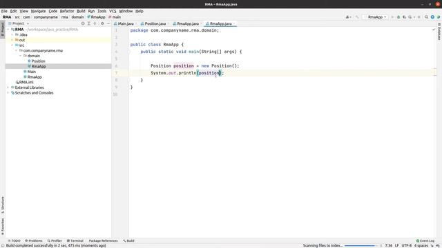 Java практика 06 - приложение RMA | дефолтный constructor, дефолтные значения полей, дебаггер смотреть онлайн