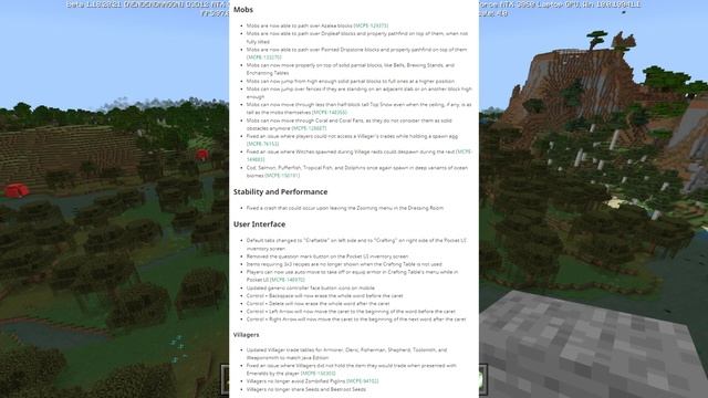 Minecraft Bedrock BETA ✅ 1.18.20.21 ✅  INTERFACE + ? Fixes ⚒️ ( Changelog )  MCPE,Xbox,Windows