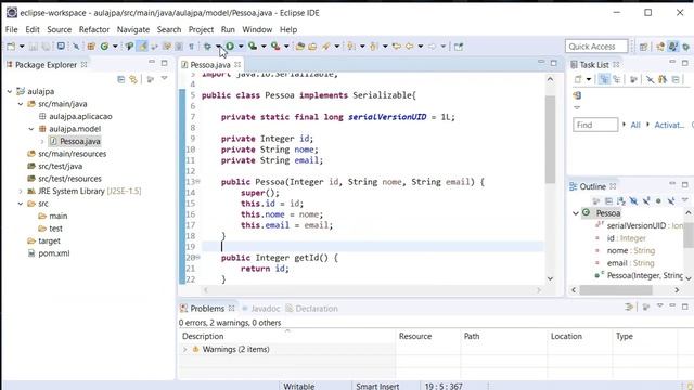 Como fazer um projeto Java com JPA, Maven e MySQL - Parte 01 смотреть онлайн
