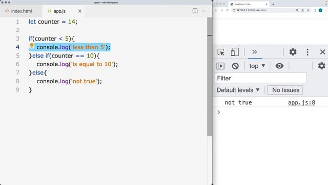 Learn about JavaScript Conditions free lesson if statement else if switch ternary operator смотреть онлайн