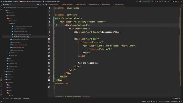 Laravel 5.8 Tutorial From Scratch - e21 - Artisan Authentication - Register, Login & Password Reset смотреть онлайн