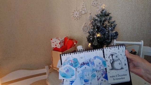 Адвент - календарь. Снеговики, ёлочки, композиции - все натуральное в Год Быка. смотреть онлайн