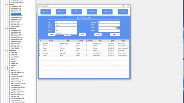 Iucosoft Java SE Phone Application Project смотреть онлайн