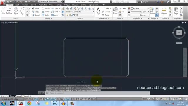 Arc, Rectangle and Polygon commands of AutoCAD смотреть онлайн