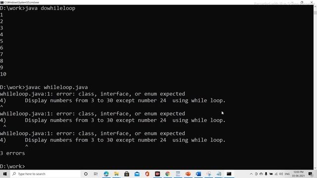# video 119# Concepts of JAVA Programming -Display numbers смотреть онлайн