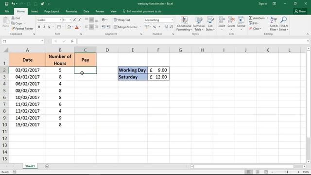 How to Use the WEEKDAY Function in Excel смотреть онлайн