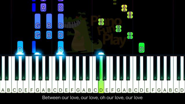 Pink - Just Give Me A Reason - EASY Piano CHORDS TUTORIAL by Piano Fun Play смотреть онлайн