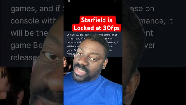 Starfield Locked at 30fps… do you care? #gaming #xboxshowcase #starfield #30fps #xbox смотреть онлайн
