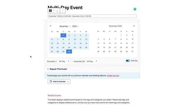 Multi-Day Events смотреть онлайн