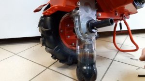 Мотоблок Агат Салют, щуп для проверки уровня масла в редукторе и коробке передач мотоблока