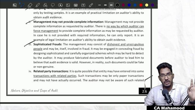 CA Inter audit revision series (Eng) | Nature, obj scope of audit & Ethics| New Scheme | CA Mahamoo смотреть онлайн