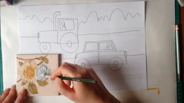 Занятие: "Машинки" (рисование) - д/о "Колобок", первый год обучения смотреть онлайн