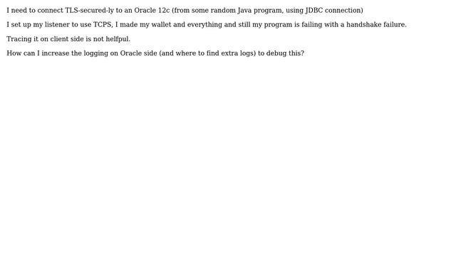Databases: Increase logging/tracing on Oracle 12c database смотреть онлайн