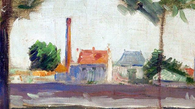 Georges Seurat Port en Bessin, avant port, marée haute Paul Signac Route de Gennevilliers Herblay смотреть онлайн