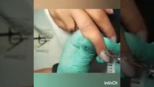 Комбинированный маникюр с ножницами. смотреть онлайн