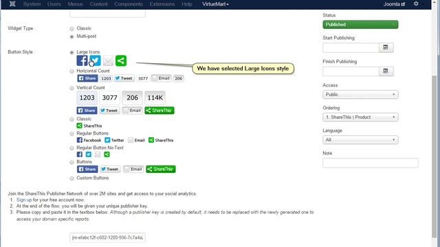VirtueMart 3.x. How To Work With ShareThis Module (#55266) смотреть онлайн