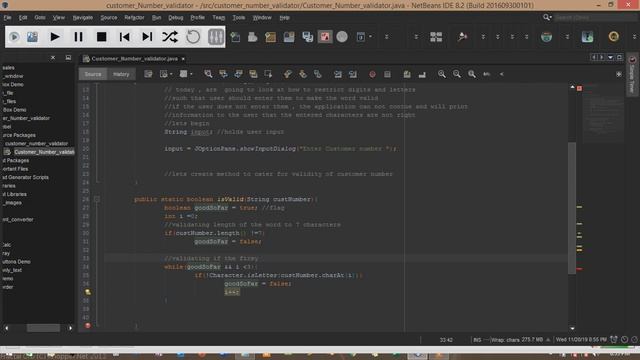 java tutorial 23 Validating characters and digits in word смотреть онлайн