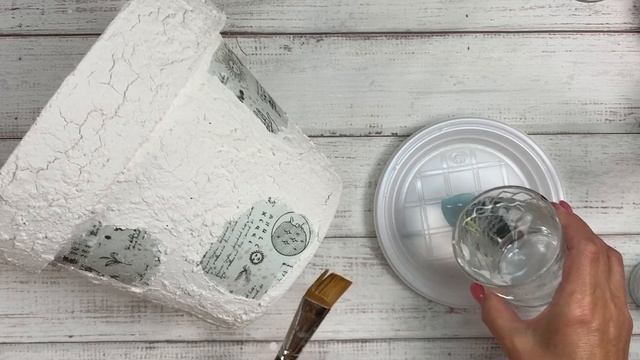 Имитация камня на горшке для цветов. (треснутый горшок) Мусор в дело.Imitation stone on a flower po смотреть онлайн