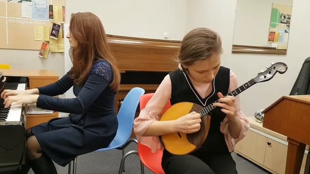 М.Огинский "Полонез", исп. Елизавета Кутуза, домра смотреть онлайн