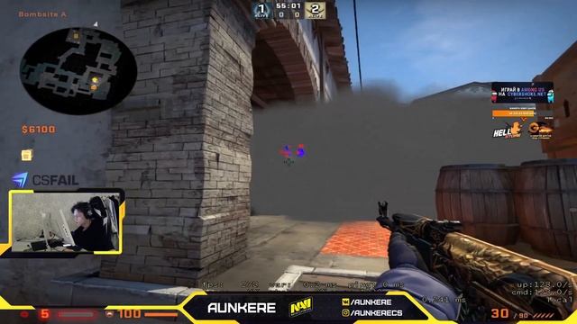 AUNKERE ПОКАЗАЛ ФИШКИ для FACE-IT на INFERNO смотреть онлайн