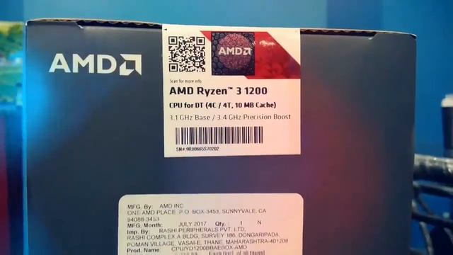 india's First Amd Ryzen 3 - 1200 Processor (First Look) смотреть онлайн