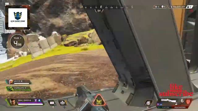 apex legends peacekeeper season 3 op gameplay(ASHOKA GAMING) смотреть онлайн