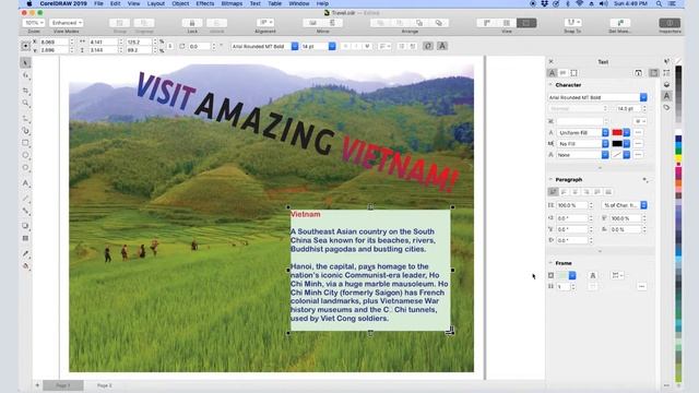 Adding and Editing Text in CorelDRAW (Mac) смотреть онлайн