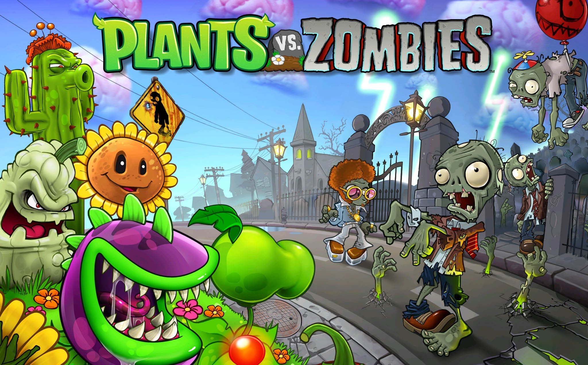 Plants Vs Zombies - Растения против зомби / Level 1,2,3,4,5 / уровень 1,2,3,4,5 / Android