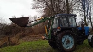 Погрузчик (КУН) на заднюю навеску трактора
