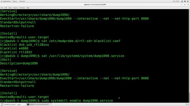 Installing dump1090 as a service on CentOS 7 смотреть онлайн