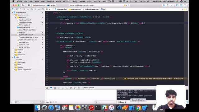 Swift Talk | Beginning Alamofire with SwiftyJSON | Advanced MVVM [Episode 7] смотреть онлайн