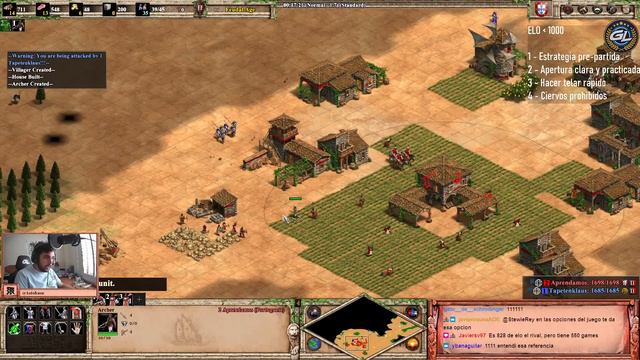 Claves en AoE2 para ELOS menores de 1000 - Parte 1 смотреть онлайн