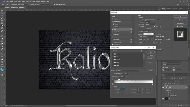 How to Create a Medieval Metallic Text Effect in Adobe Photoshop смотреть онлайн