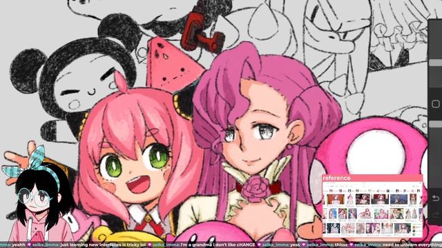 [art] Let's color Pink and Red! [July 22nd, 2023] смотреть онлайн