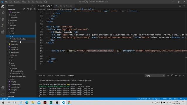 Integrasi bootstrap dengan laravel смотреть онлайн