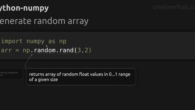 Generate random array смотреть онлайн