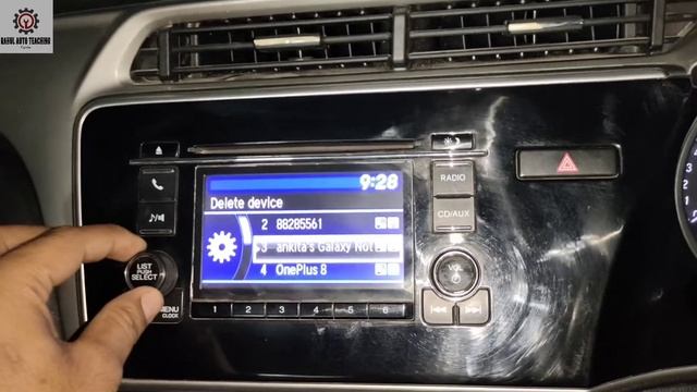 Honda City Bluetooth Are Not Connect | How To Delete Blutooth Device | #connect #city #automobile