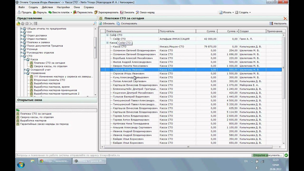 Обзор системы Triceps