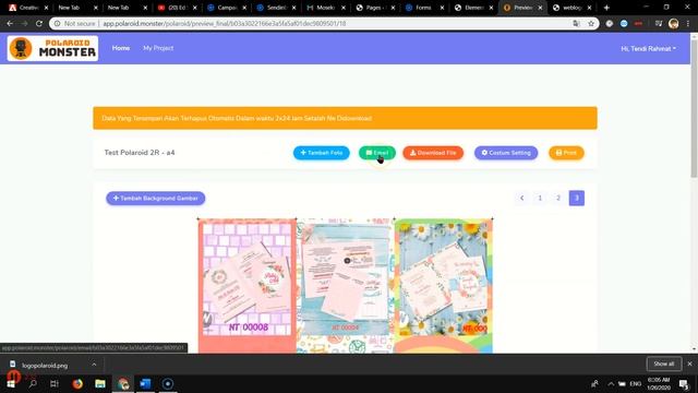 Cara Menggunakan Polaroid Generator - Polaroid Monster смотреть онлайн