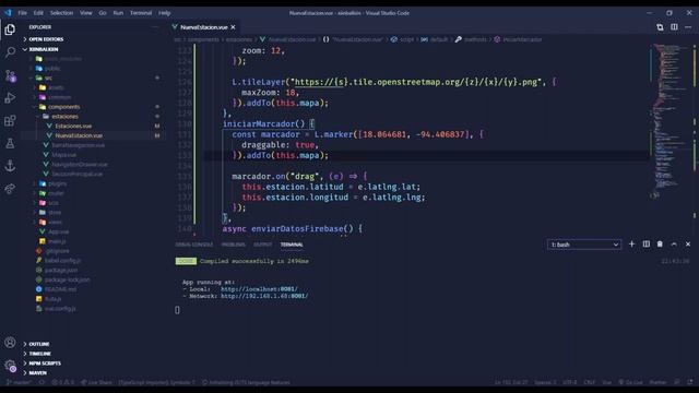 Xiinbalkiin - 1. Agregar estación #vuetify #leaflet #vuejs смотреть онлайн